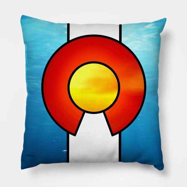Colorado of the Future Pillow by paintchips