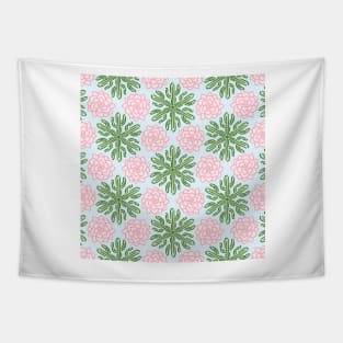 Cactus Succulent Flower Pattern Tapestry