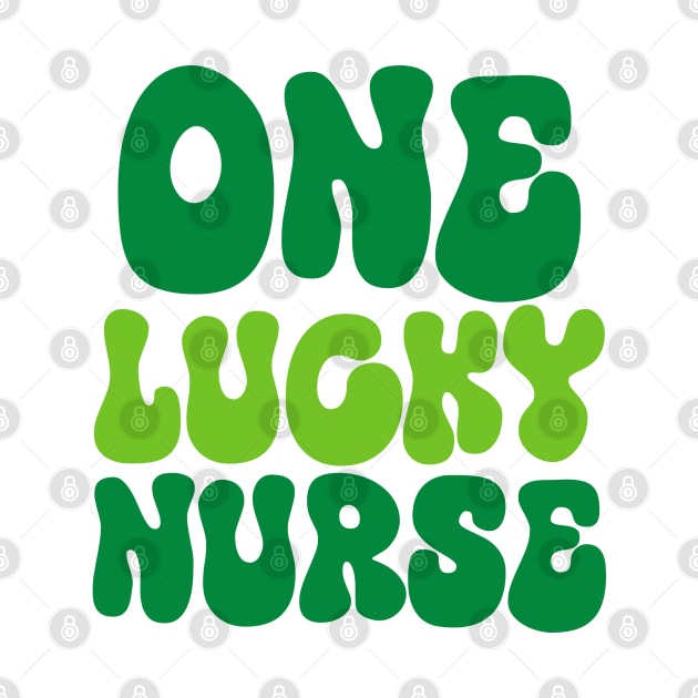 'One Lucky Nurse' St. Paddy's Day T-Shirt by CuteTeaShirt