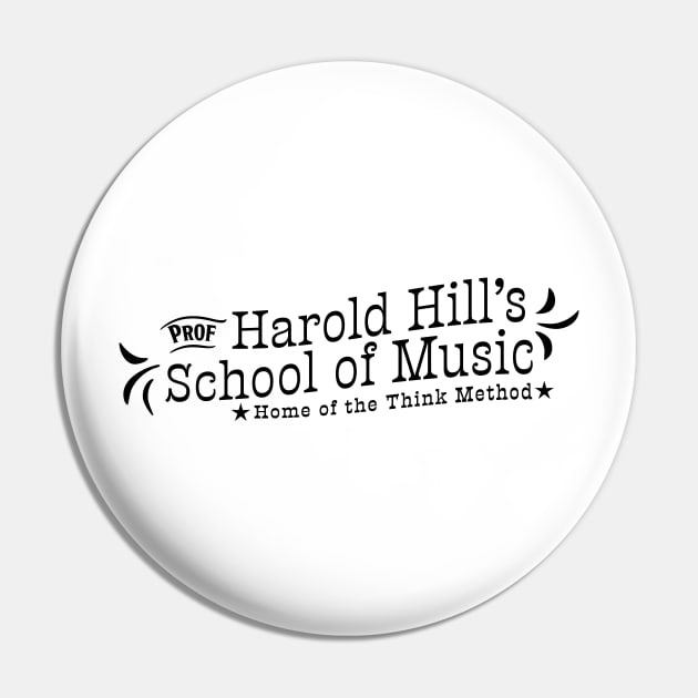 Harold Hill's School of Music Pin by OffBookDesigns