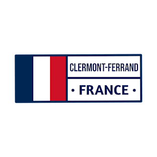 Clermont-Ferrand France Flag T-Shirt