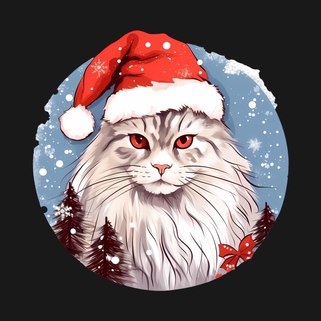 Siberian Cat Xmas, Love Cats by dukito