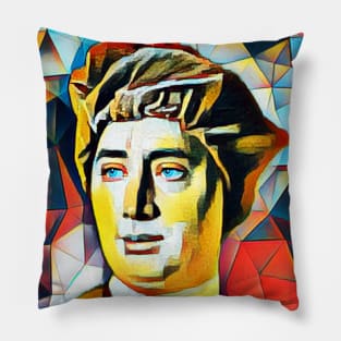 David Hume Abstract Portrait | David Hume Artwork 6 Pillow