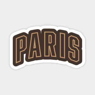 Paris Sand Outline Magnet