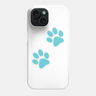 Blue Paws Phone Case