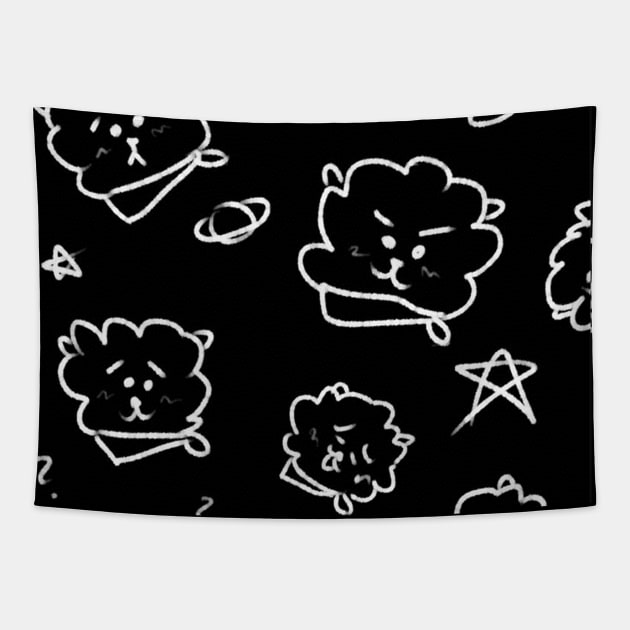 RJ black Tapestry by chaksarang