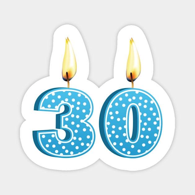 30! Magnet by SWON Design