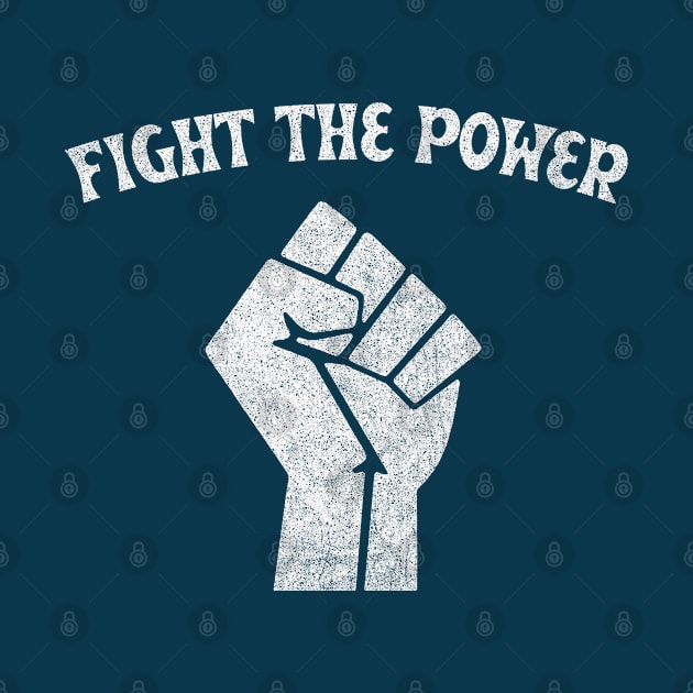 Fight The Power - Faded/Vintage Style Black Power Fist #2 by DankFutura