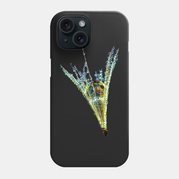 Dew drop - vibrant colors like a gem Phone Case by Hujer