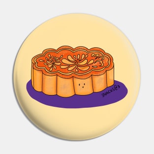 Round Round Mid Autumn Mooncake Pin