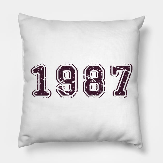 1987 Pillow by Myartstor 