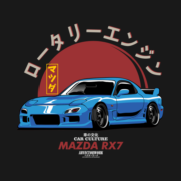 mazda rx7 by rclndsgn