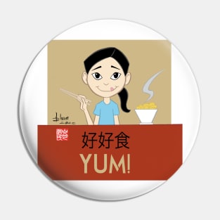 Lo Mein Girl Pin