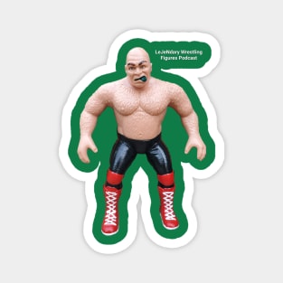 LeJeNdary Wrestling Figures Podcast Green Tongue Magnet