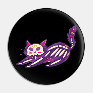 Muerte Cat Stretch Pin