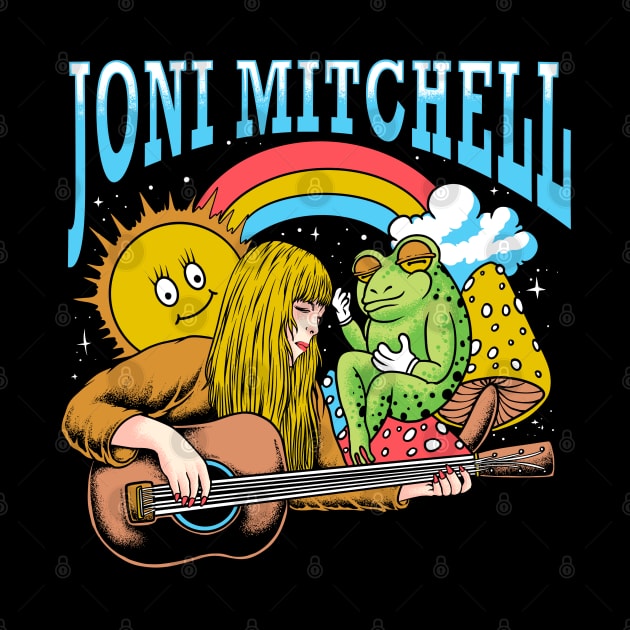 Joni Mitchell And The Frog by margueritesauvages