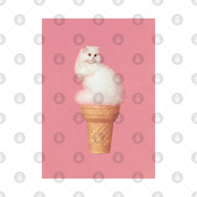 Cat Ice-cream II by Vertigo Artography