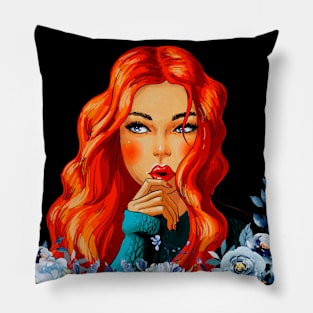 A beautiful Woman Pillow