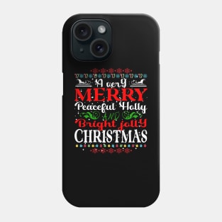 Peaceful And Bright Christmas Phone Case