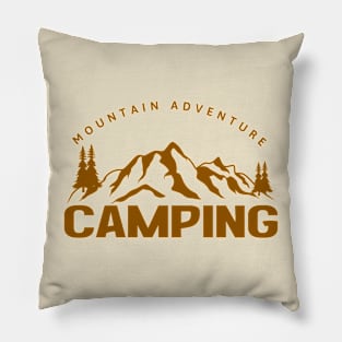 Camping - Mountain Adventure Pillow