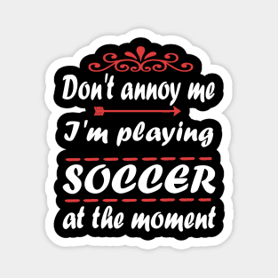 soccer soccer player goal gift club team Magnet