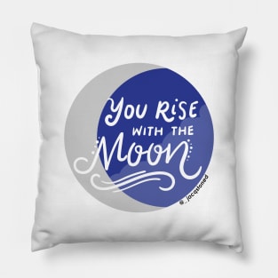 "You rise with the moon" Avatar the Last Airbender Quote Pillow