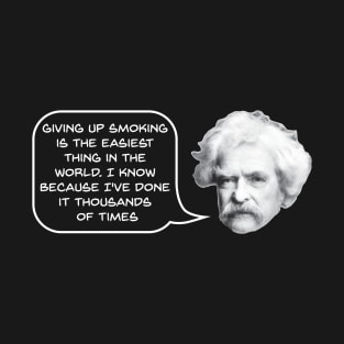 Mark Twain on Smoking T-Shirt