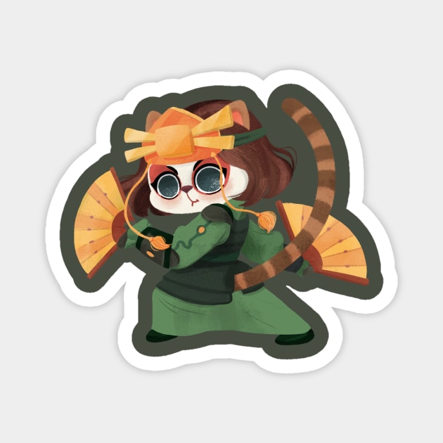 Kyoshi Cat Magnet by BBvineart