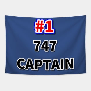 Number one 747 CAPTAIN Tapestry