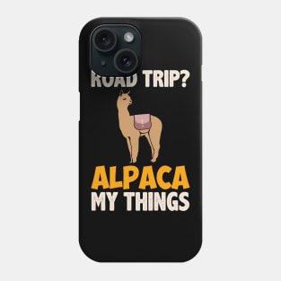 Road Trip Alpaca My Things Phone Case