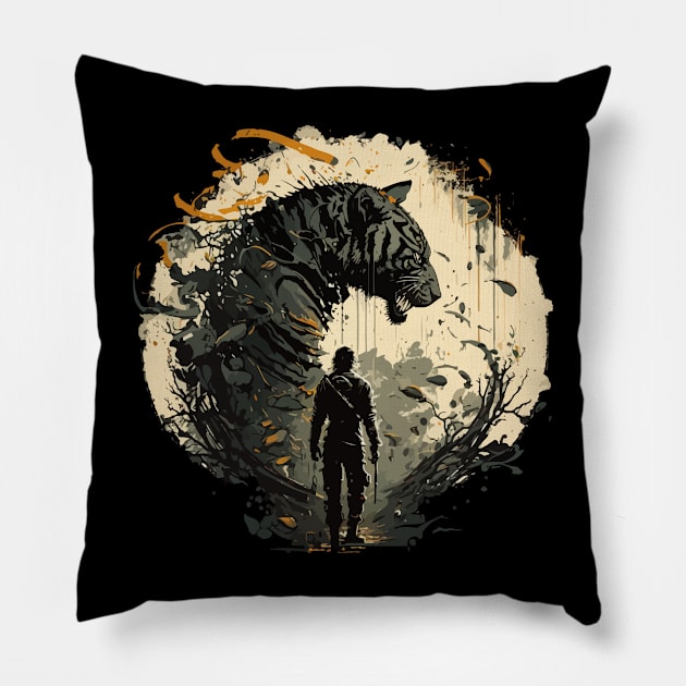 Fear the tiger Pillow by FunnyZone