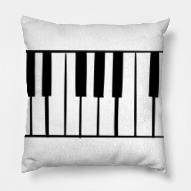 piano keys piano pillow