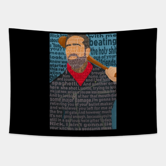 We are Negan Tapestry by Skahfee