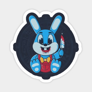 Silent Bunny Magnet