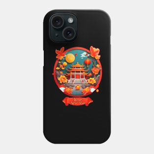 Lunar Chinese New year illustration Phone Case