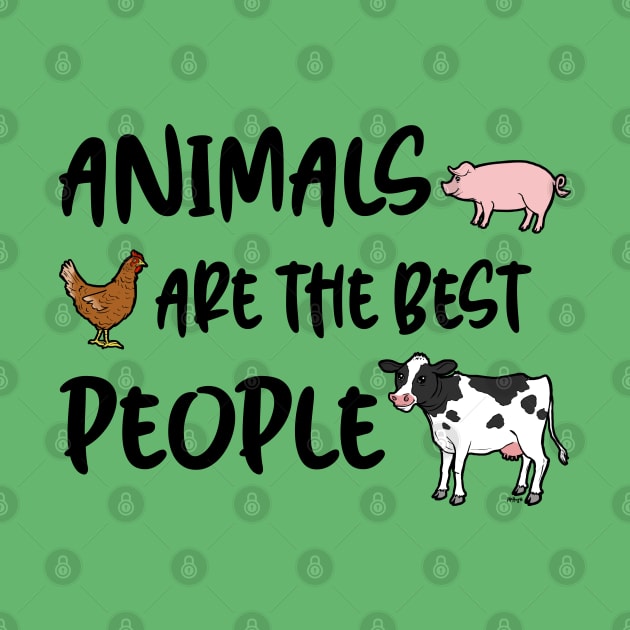 Animals are the Best People by mcillustrator