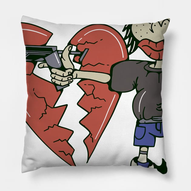 Heartbreak! Pillow by metafoor