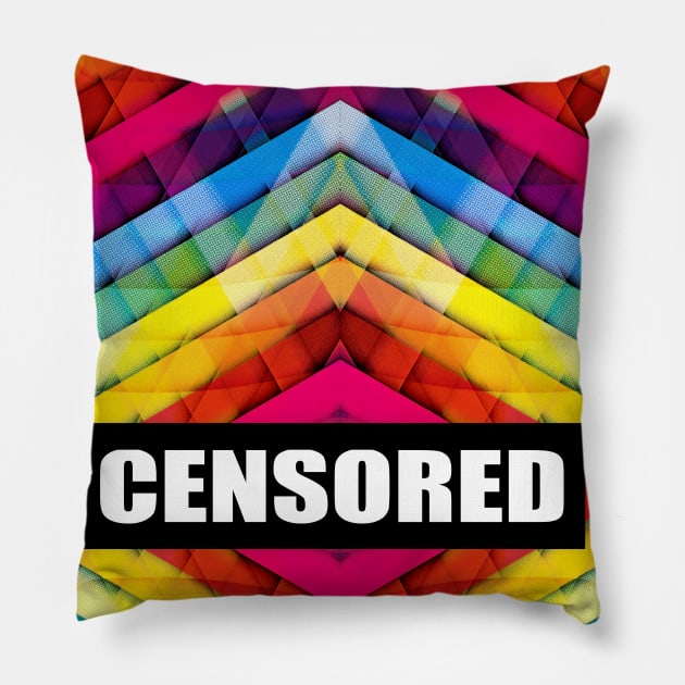 Censored Pillow by DavidCentioli