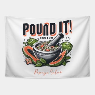 Pound It Som Tum Papaya Salad Thai Laos Asian Spicy Food Tapestry