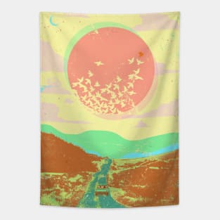 SERENE HIGHWAY Tapestry