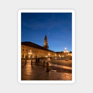 Moon Romantic Night Medieval Historical Architecture Italy Magnet