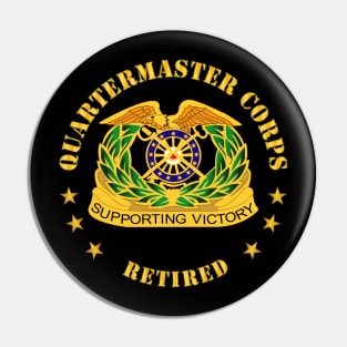 Quartermaster Corps Regiment - Retired Pin