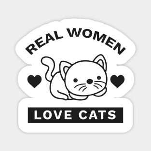 Real Women Love Cats Magnet