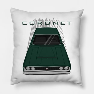 Dodge Coronet 1968 - dark green Pillow