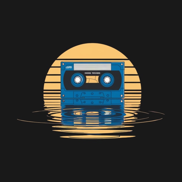 Sunset cassette tape by AnimeVision