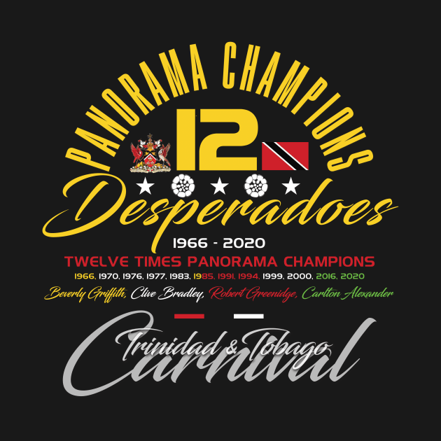 Desperadoes 12 times Panorama Champions by JC-TSHIRTS