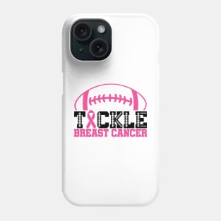 Tackle Breast Cancer Football Sport Awareness Support Pink Ribbon Phone Case