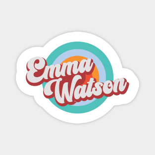 Circle Color With Name Emma Magnet