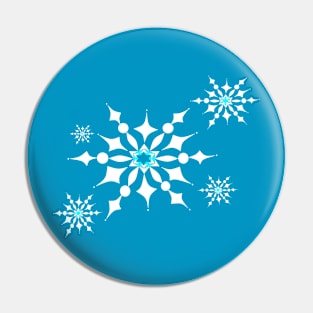 Snowflakes for Winter Pin