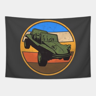 Beach Buggy, Dune Racer at Sunset Tapestry